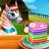 Pony Cooking Rainbow Cake